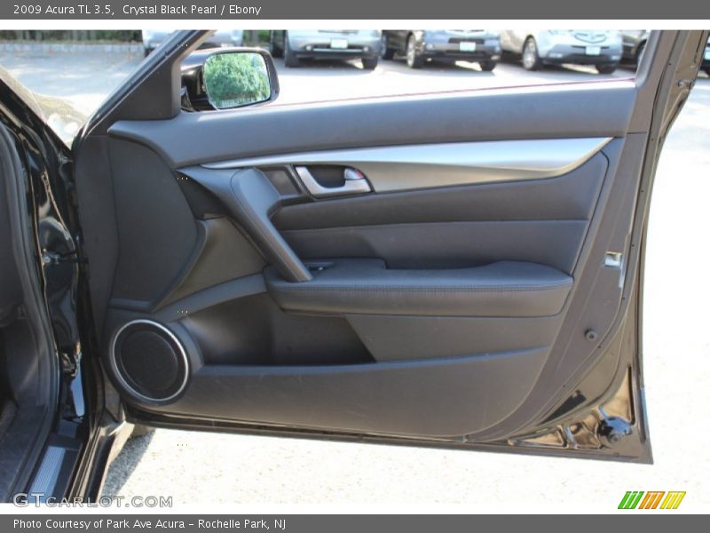 Crystal Black Pearl / Ebony 2009 Acura TL 3.5