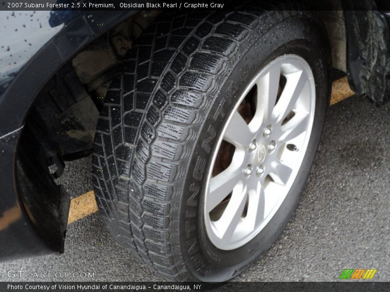 Obsidian Black Pearl / Graphite Gray 2007 Subaru Forester 2.5 X Premium