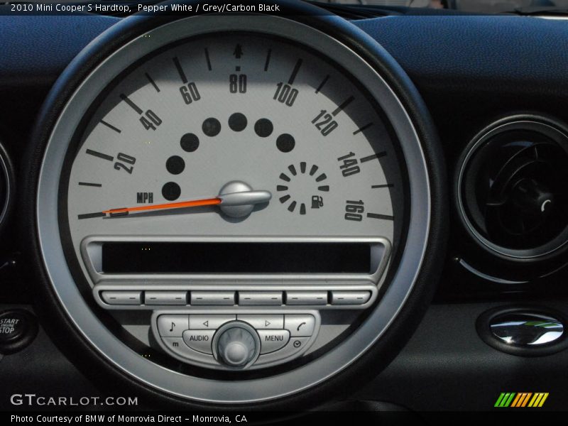 Pepper White / Grey/Carbon Black 2010 Mini Cooper S Hardtop
