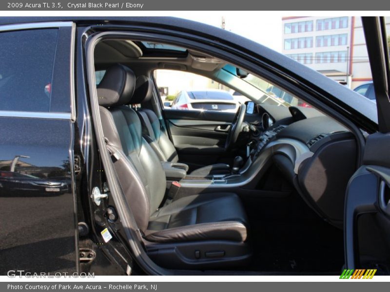 Crystal Black Pearl / Ebony 2009 Acura TL 3.5