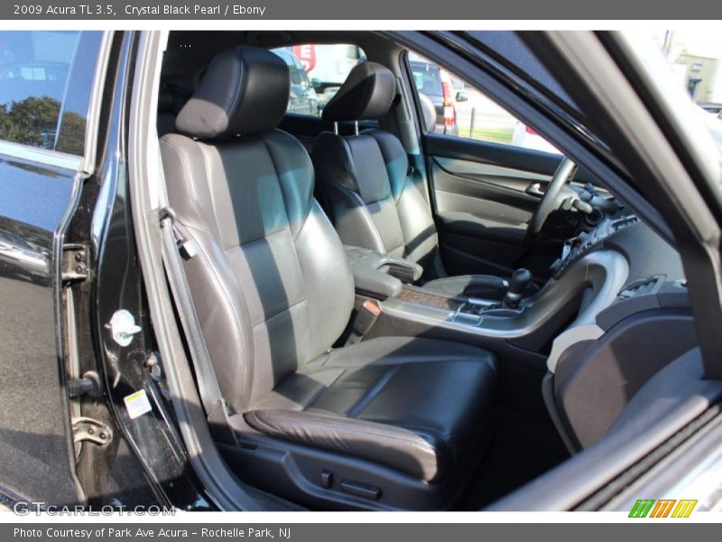 Crystal Black Pearl / Ebony 2009 Acura TL 3.5