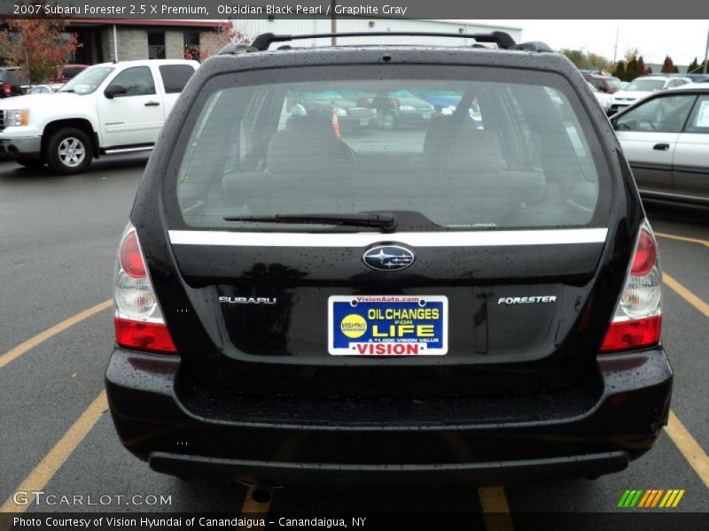Obsidian Black Pearl / Graphite Gray 2007 Subaru Forester 2.5 X Premium