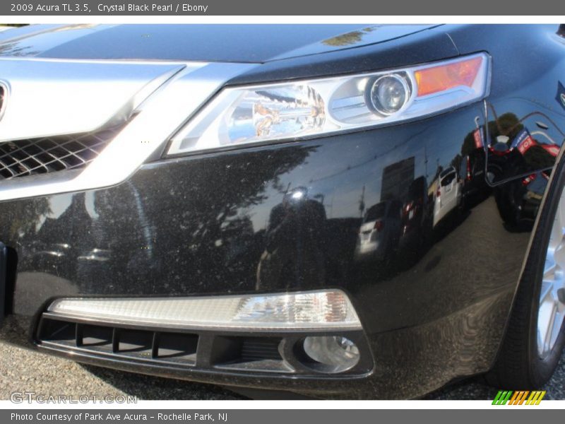 Crystal Black Pearl / Ebony 2009 Acura TL 3.5