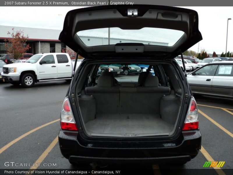 Obsidian Black Pearl / Graphite Gray 2007 Subaru Forester 2.5 X Premium