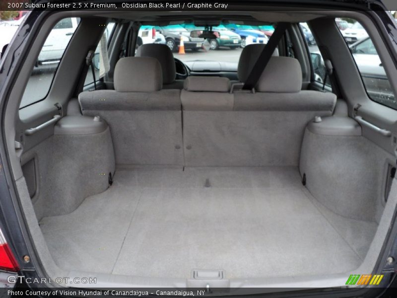 Obsidian Black Pearl / Graphite Gray 2007 Subaru Forester 2.5 X Premium