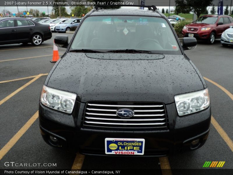 Obsidian Black Pearl / Graphite Gray 2007 Subaru Forester 2.5 X Premium