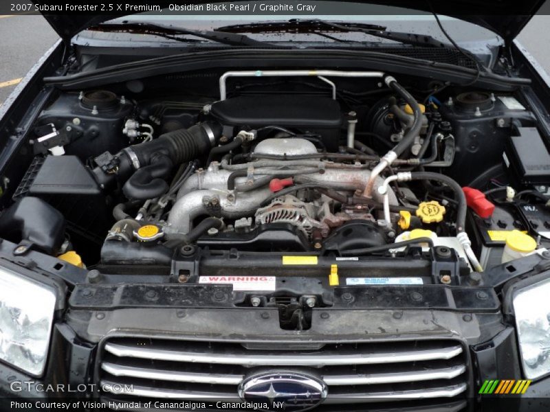 Obsidian Black Pearl / Graphite Gray 2007 Subaru Forester 2.5 X Premium
