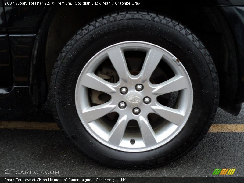 Obsidian Black Pearl / Graphite Gray 2007 Subaru Forester 2.5 X Premium