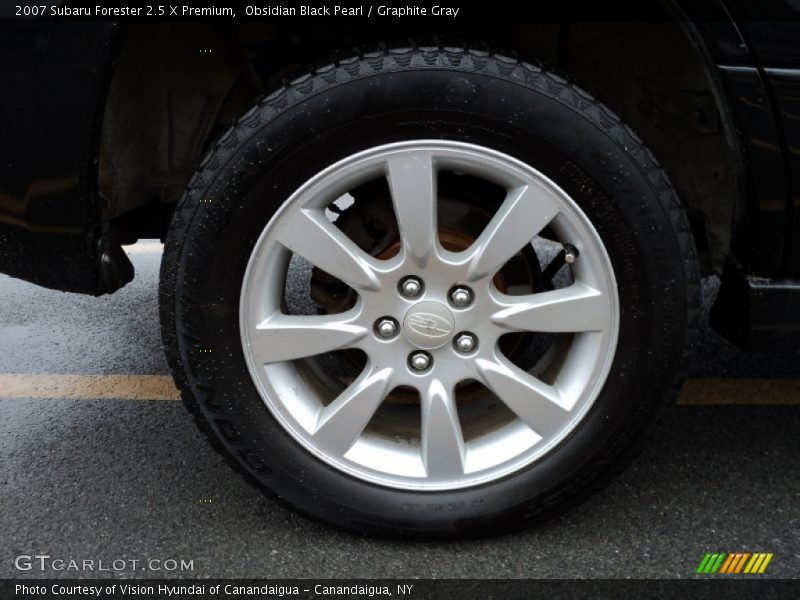 Obsidian Black Pearl / Graphite Gray 2007 Subaru Forester 2.5 X Premium