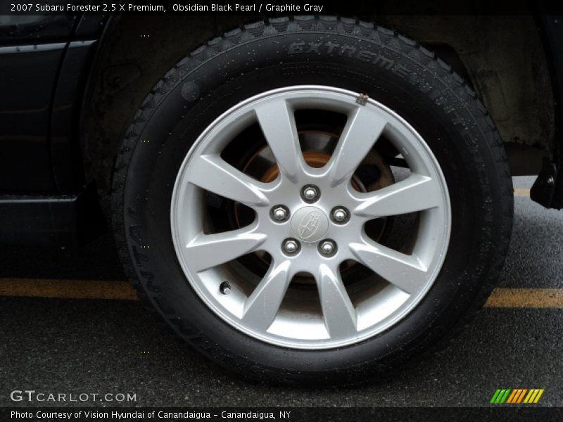Obsidian Black Pearl / Graphite Gray 2007 Subaru Forester 2.5 X Premium