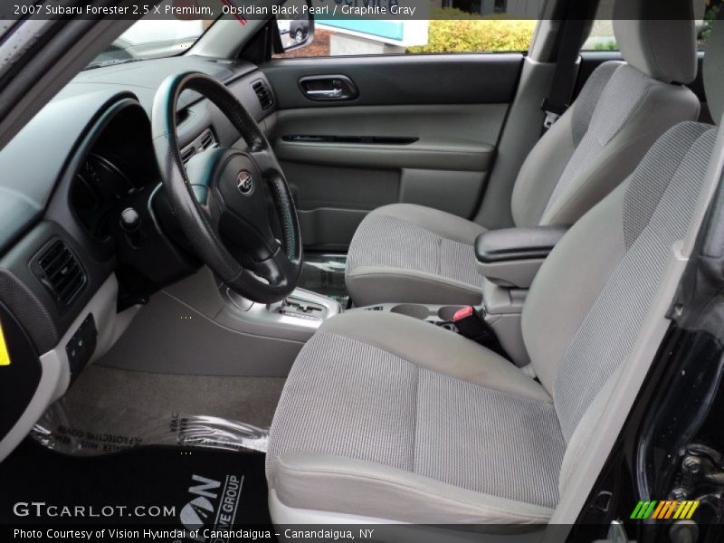 Obsidian Black Pearl / Graphite Gray 2007 Subaru Forester 2.5 X Premium