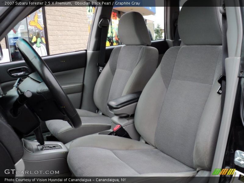 Obsidian Black Pearl / Graphite Gray 2007 Subaru Forester 2.5 X Premium
