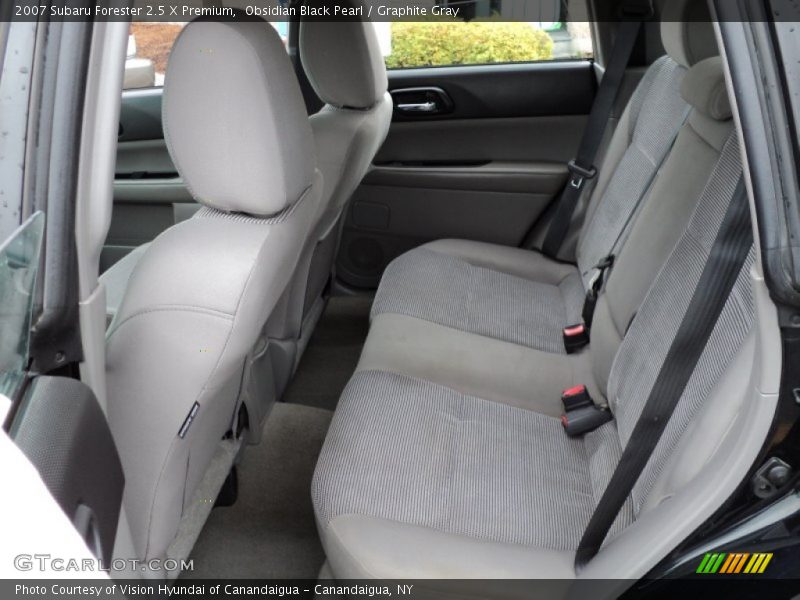 Obsidian Black Pearl / Graphite Gray 2007 Subaru Forester 2.5 X Premium