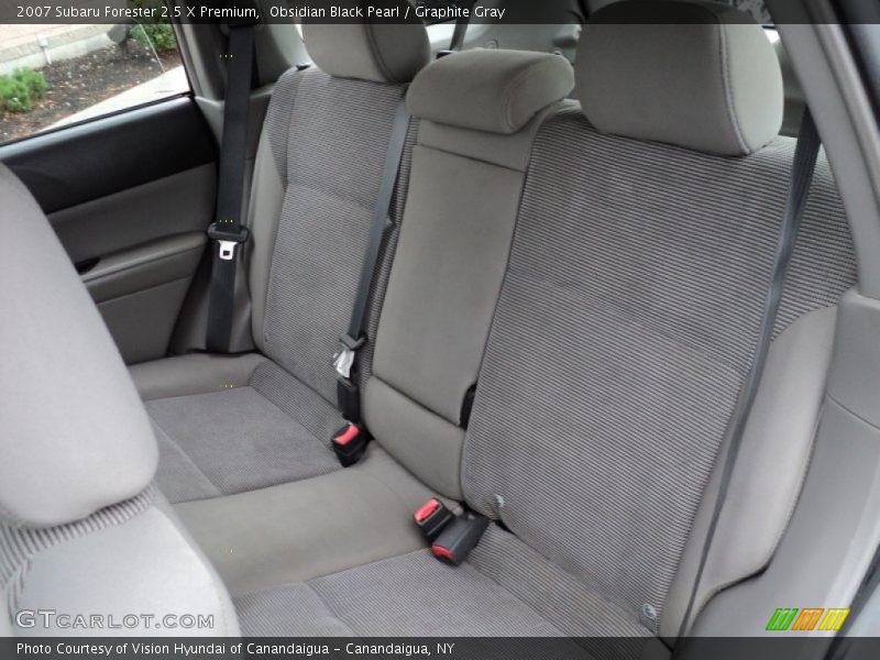 Obsidian Black Pearl / Graphite Gray 2007 Subaru Forester 2.5 X Premium
