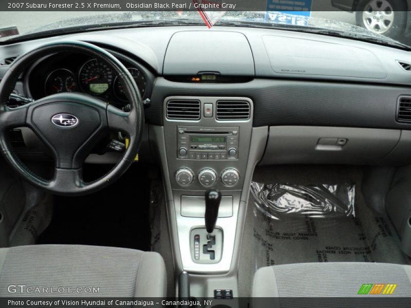 Obsidian Black Pearl / Graphite Gray 2007 Subaru Forester 2.5 X Premium