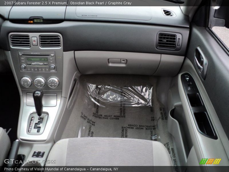 Obsidian Black Pearl / Graphite Gray 2007 Subaru Forester 2.5 X Premium