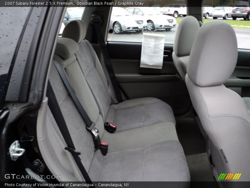Obsidian Black Pearl / Graphite Gray 2007 Subaru Forester 2.5 X Premium