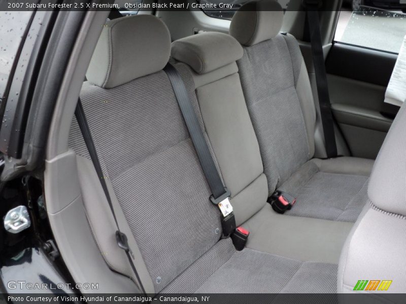 Obsidian Black Pearl / Graphite Gray 2007 Subaru Forester 2.5 X Premium