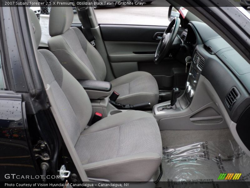 Obsidian Black Pearl / Graphite Gray 2007 Subaru Forester 2.5 X Premium