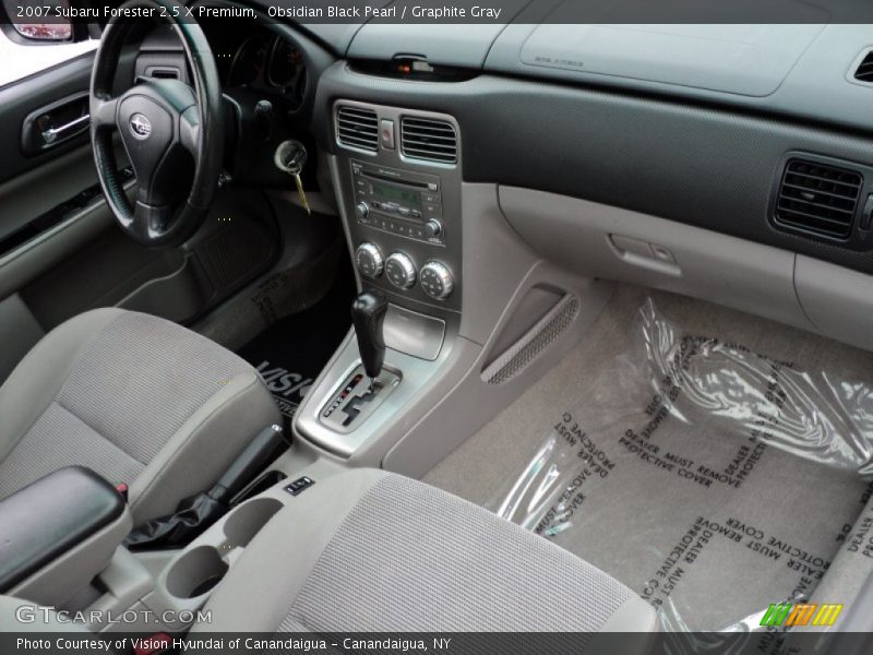 Obsidian Black Pearl / Graphite Gray 2007 Subaru Forester 2.5 X Premium
