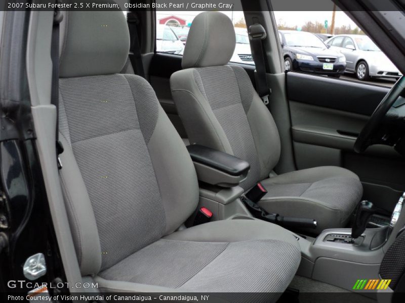 Obsidian Black Pearl / Graphite Gray 2007 Subaru Forester 2.5 X Premium