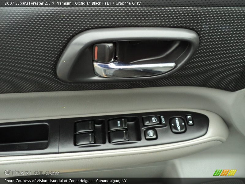 Obsidian Black Pearl / Graphite Gray 2007 Subaru Forester 2.5 X Premium