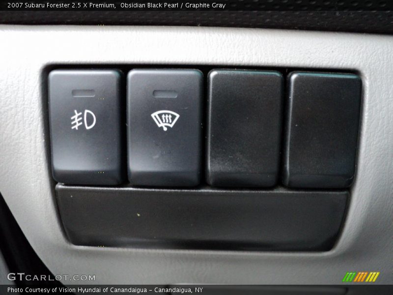 Obsidian Black Pearl / Graphite Gray 2007 Subaru Forester 2.5 X Premium
