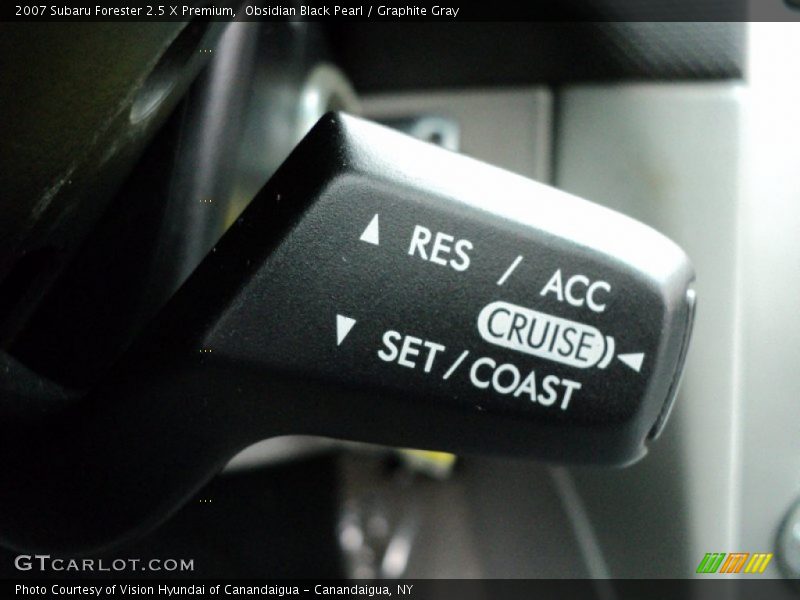 Obsidian Black Pearl / Graphite Gray 2007 Subaru Forester 2.5 X Premium