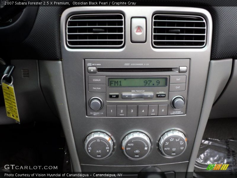 Obsidian Black Pearl / Graphite Gray 2007 Subaru Forester 2.5 X Premium