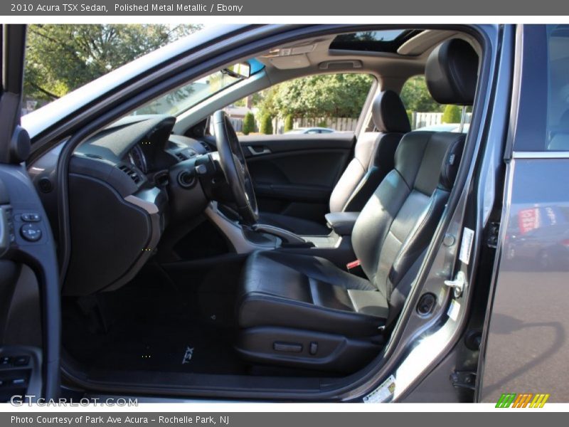  2010 TSX Sedan Ebony Interior
