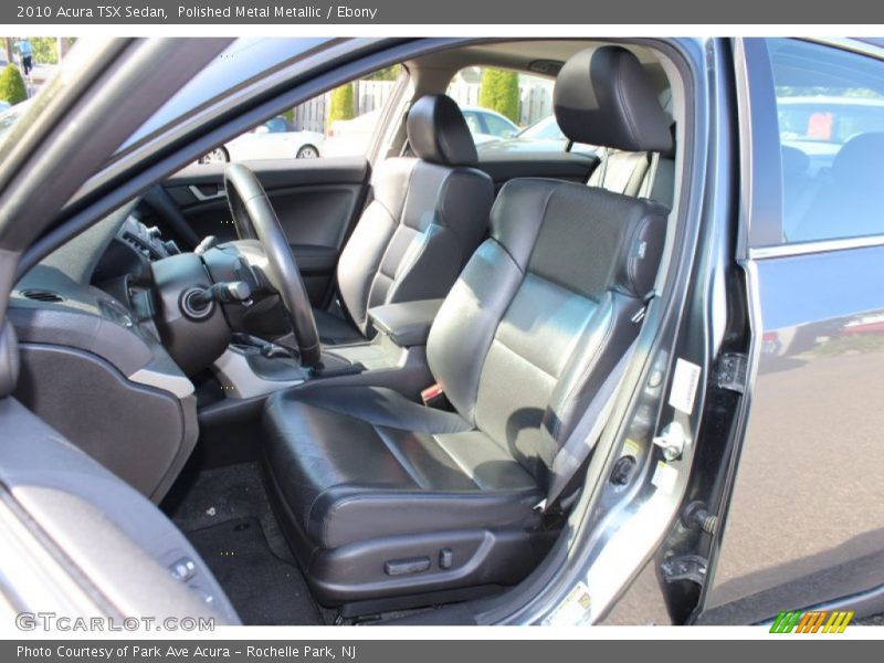 Polished Metal Metallic / Ebony 2010 Acura TSX Sedan