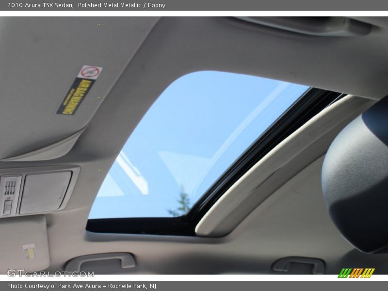 Polished Metal Metallic / Ebony 2010 Acura TSX Sedan