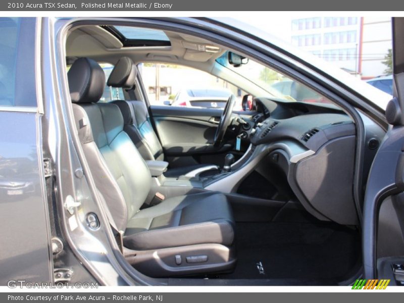 Polished Metal Metallic / Ebony 2010 Acura TSX Sedan