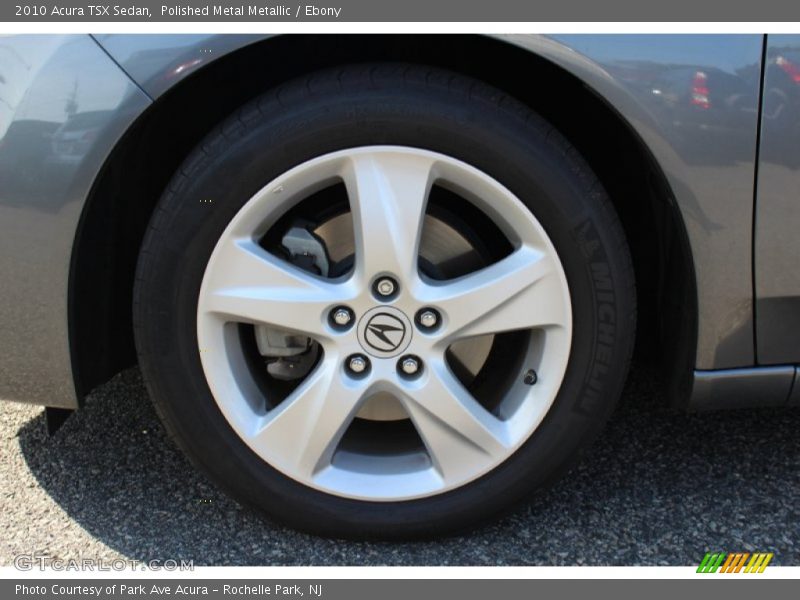 Polished Metal Metallic / Ebony 2010 Acura TSX Sedan