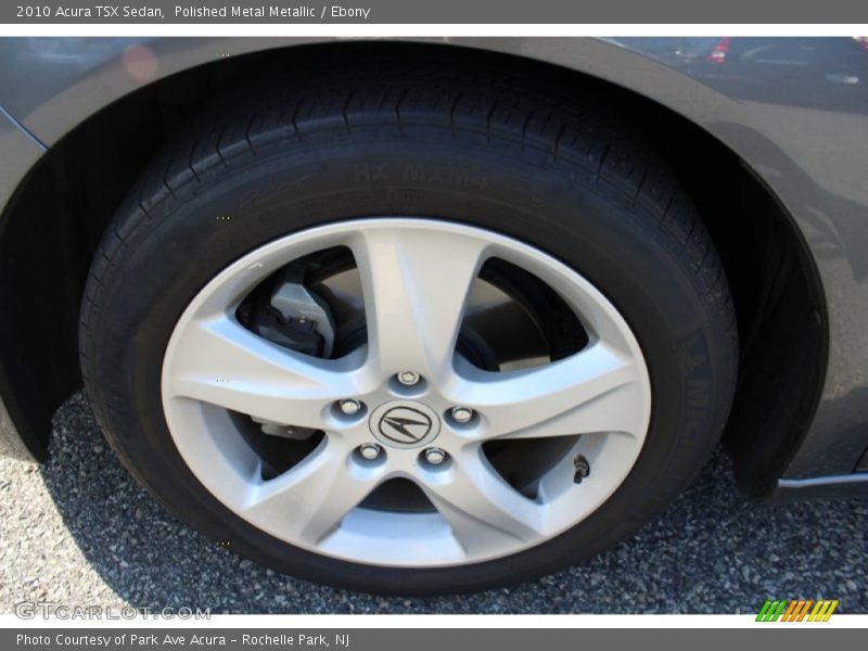 Polished Metal Metallic / Ebony 2010 Acura TSX Sedan