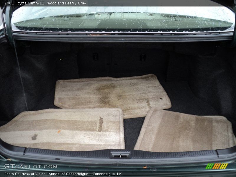 Woodland Pearl / Gray 2001 Toyota Camry LE