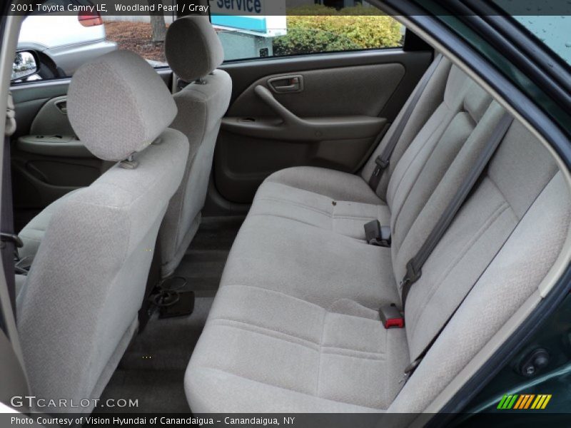 Woodland Pearl / Gray 2001 Toyota Camry LE