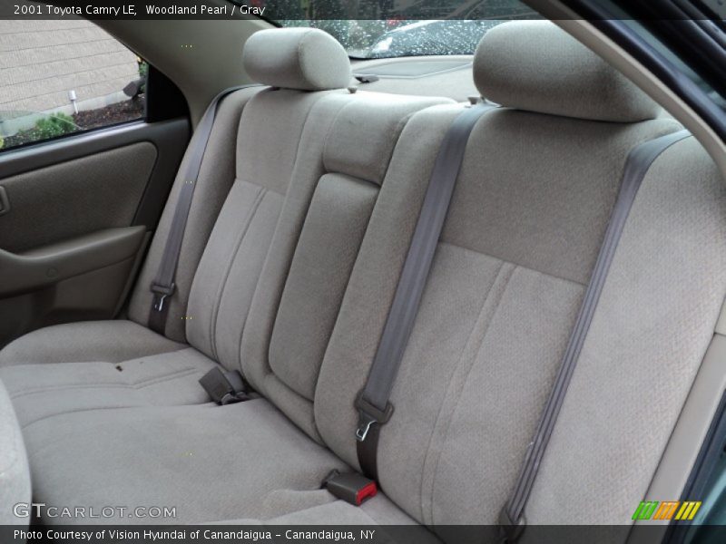 Woodland Pearl / Gray 2001 Toyota Camry LE