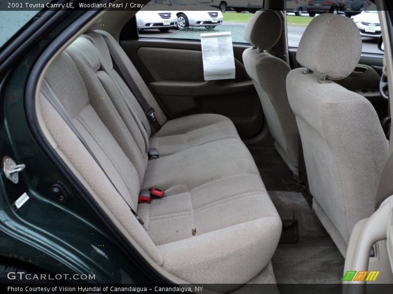 Woodland Pearl / Gray 2001 Toyota Camry LE