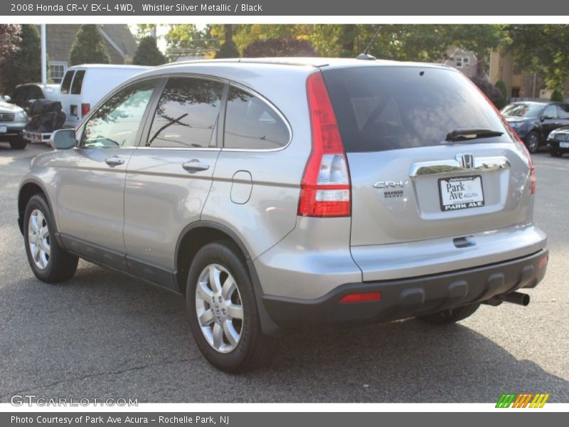 Whistler Silver Metallic / Black 2008 Honda CR-V EX-L 4WD