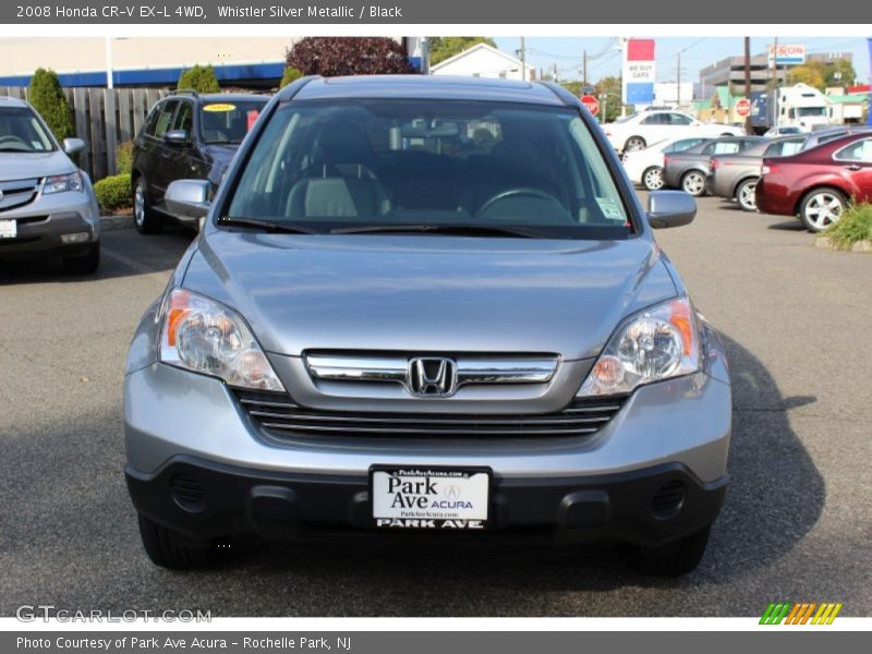 Whistler Silver Metallic / Black 2008 Honda CR-V EX-L 4WD