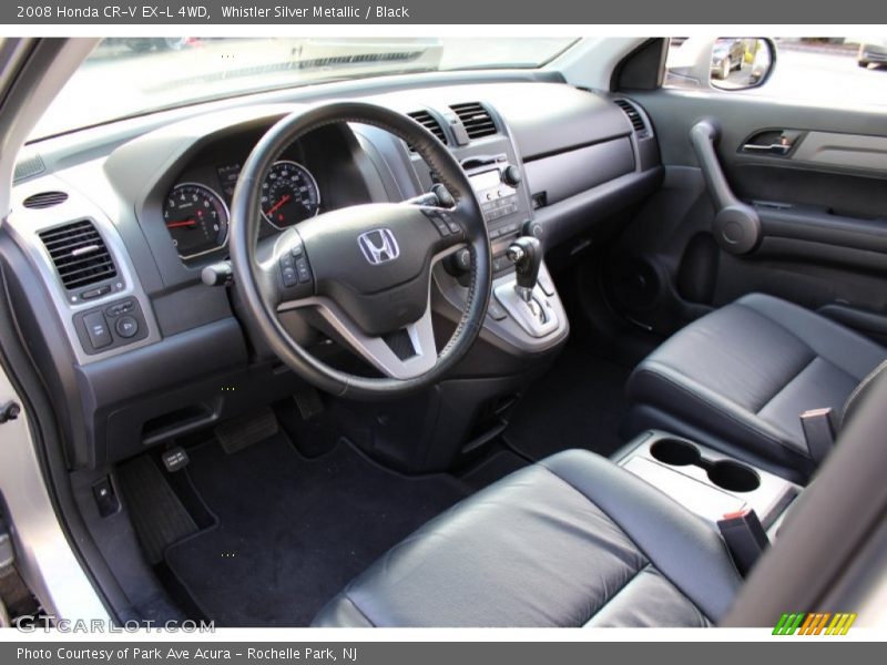 Whistler Silver Metallic / Black 2008 Honda CR-V EX-L 4WD