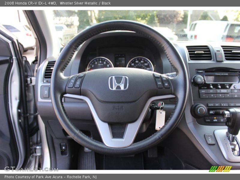 Whistler Silver Metallic / Black 2008 Honda CR-V EX-L 4WD