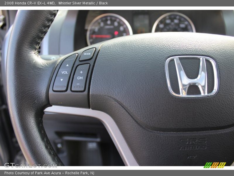 Whistler Silver Metallic / Black 2008 Honda CR-V EX-L 4WD