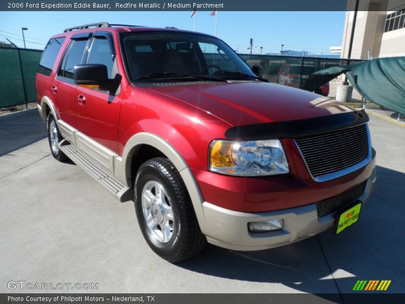Redfire Metallic / Medium Parchment 2006 Ford Expedition Eddie Bauer