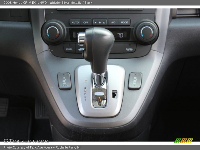 Whistler Silver Metallic / Black 2008 Honda CR-V EX-L 4WD