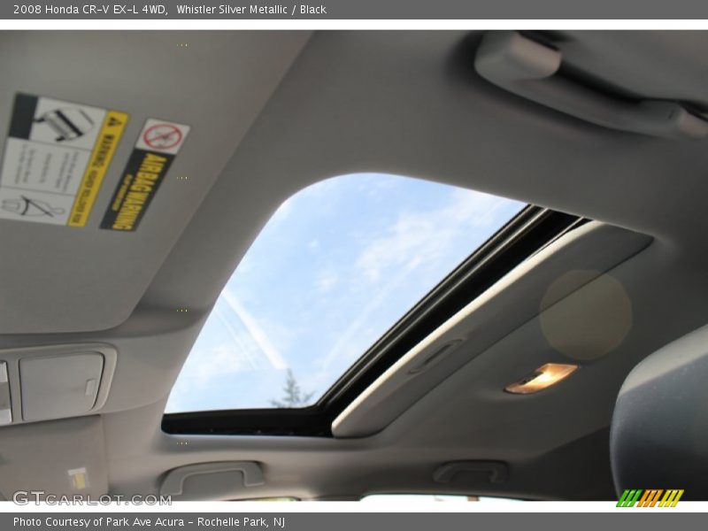 Whistler Silver Metallic / Black 2008 Honda CR-V EX-L 4WD