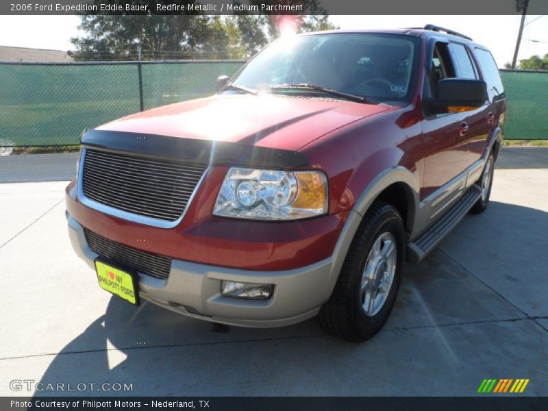 Redfire Metallic / Medium Parchment 2006 Ford Expedition Eddie Bauer