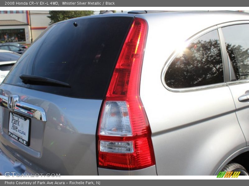 Whistler Silver Metallic / Black 2008 Honda CR-V EX-L 4WD