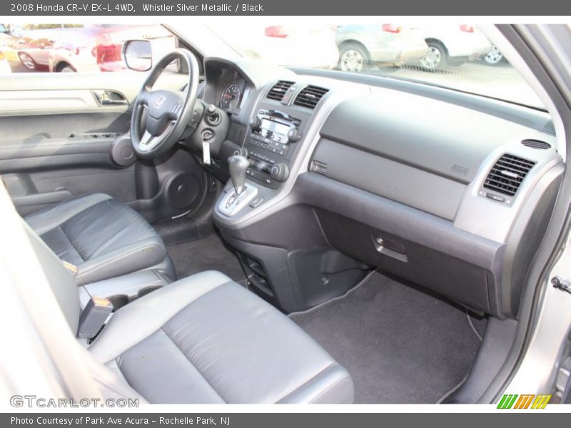 Whistler Silver Metallic / Black 2008 Honda CR-V EX-L 4WD
